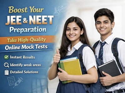 Student taking online test